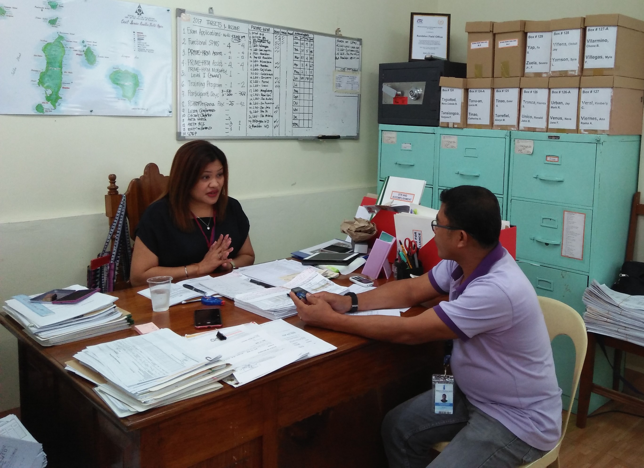 FILE PHOTO. Civil Service Commission-Romblon