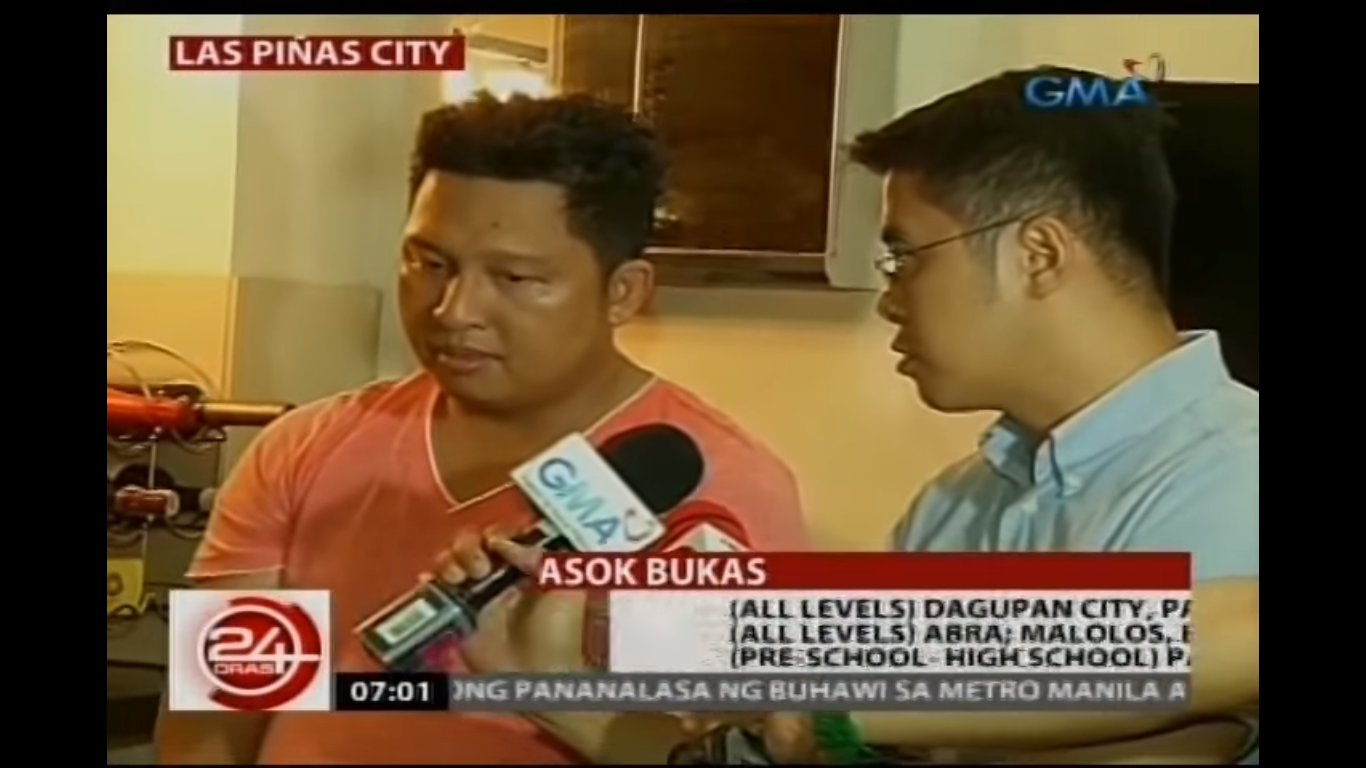 Screengrab from GMA 7: 24 Oras program.