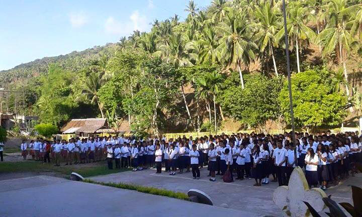 The opening of classes for SY 2016-2017 in Lumbang East National High School. (Photo Courtesy: DepEd-Romblon)