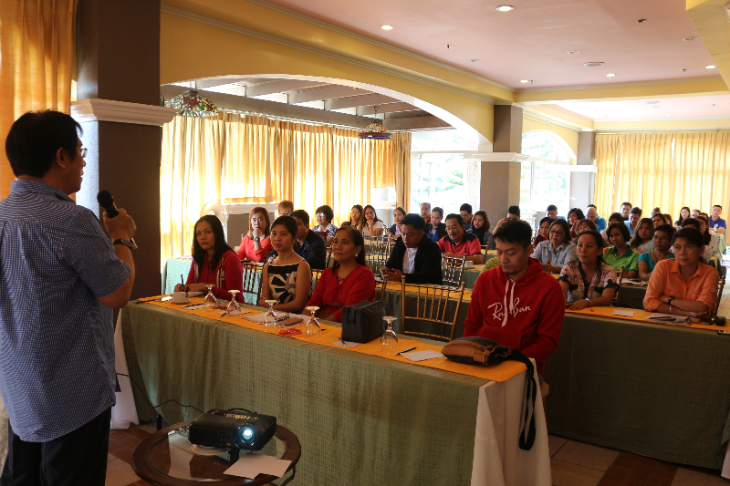 DOH-MIMAROPA Regional Director Eduardo C. Janairo emphasizes the importance of assisting indigent patients seeking medical assistance to participants of the first regional medical assistance workshop held in Baguio City on June 21-23, 2017.