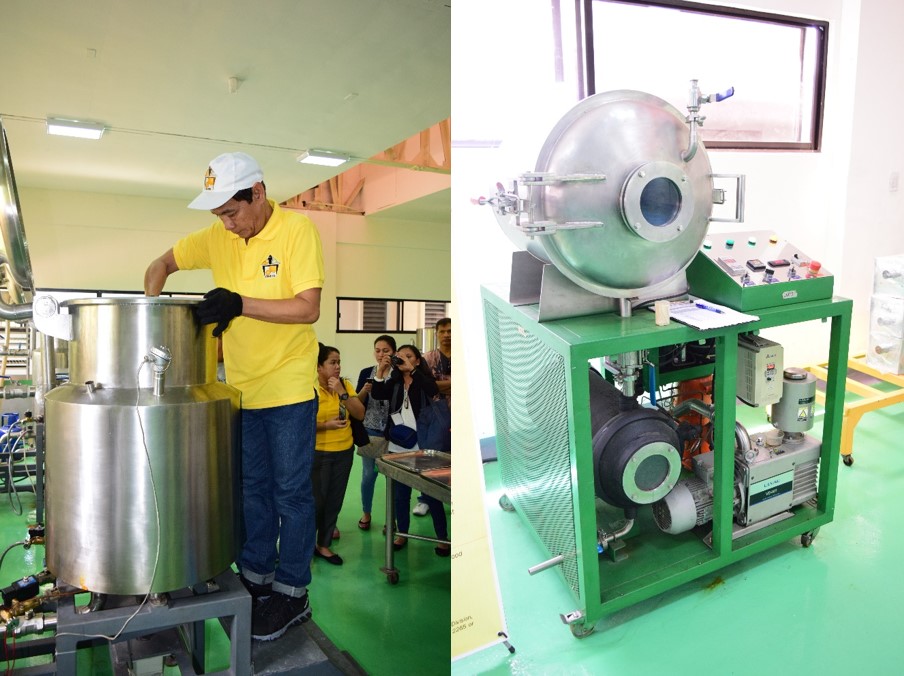 A technology demonstration was held while the science behind the FIC developed products was explained.