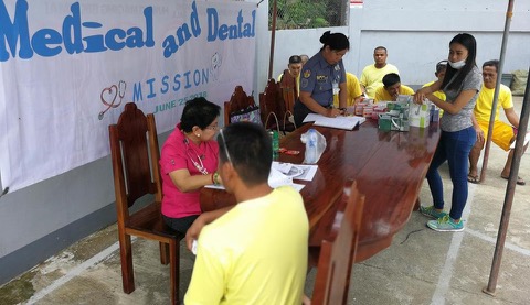 2nd Quarterly Medical Mission. Photo by BJMP-ODJ